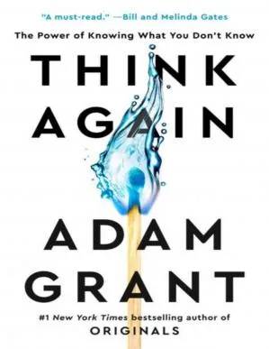 Couverture de think again, Adam Grant