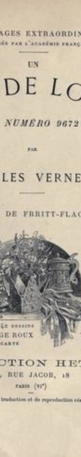 Couverture de Un billet de loterie, Jules Verne