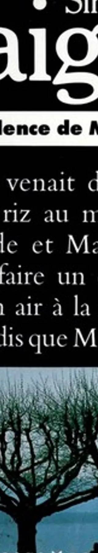 Couverture de Une confidence de Maigret, Georges Simenon