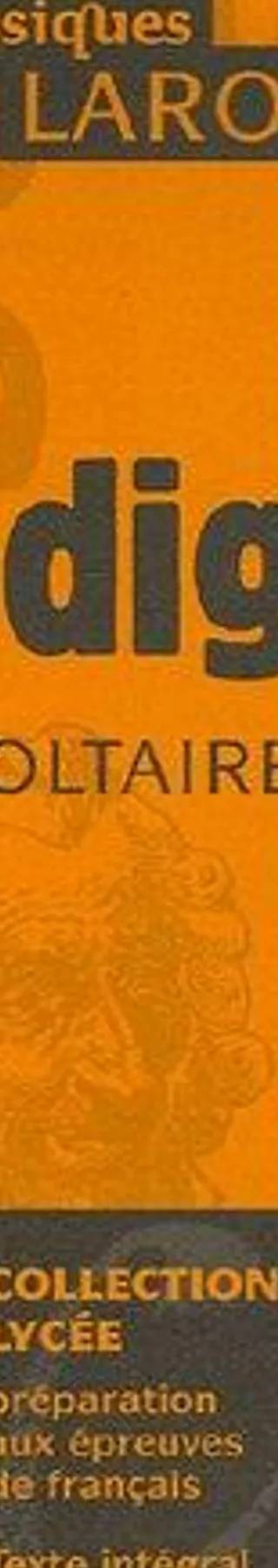 Couverture de Zadig, Voltaire